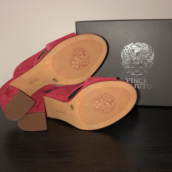 vince camuto fiesta suede block sandal - Picture 7 of 7